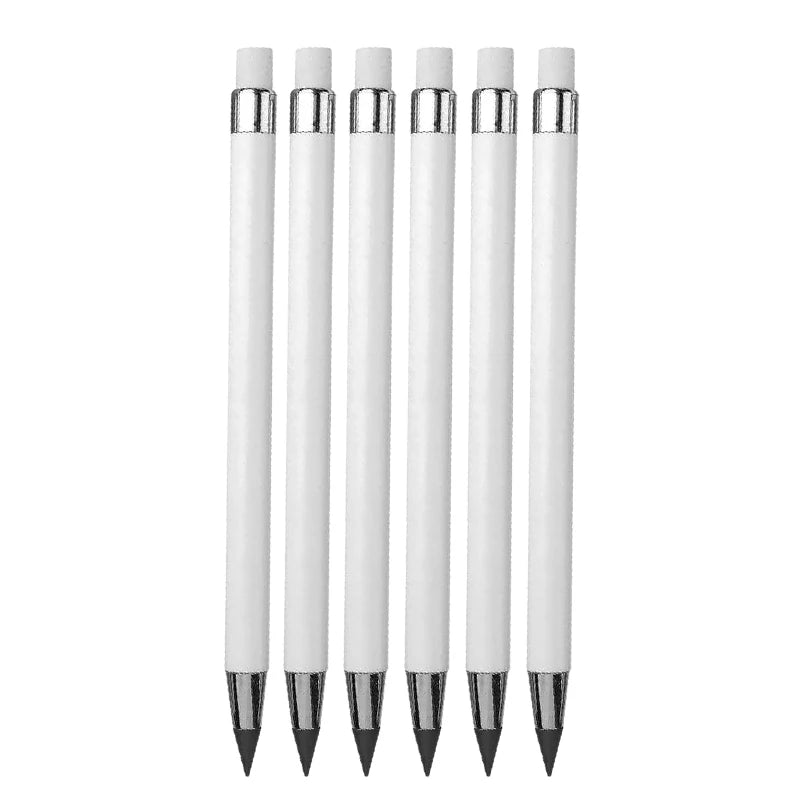 1/6/12 Pcs Eternal Pencil No Ink Infinity Pencils For Kids Art Sketch Drawing Writing Pen Tools Gift School Supplies Stationery