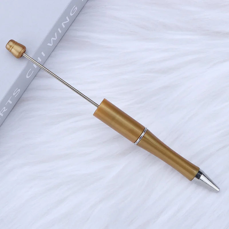 30Pcs DIY Beadable Ballpoint Ball Pens Gradient Gift Advertising Pens Korean Stationery Pen Making Supplies Gifts Office School