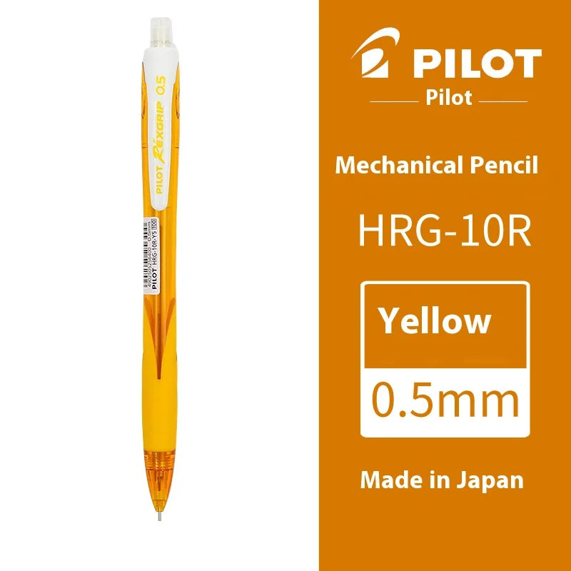 Japan PILOT HRG-10R Mechanical Pencil,Colored Rod Unbreakable,Non-Toxic,for Kids Beginner writing,drawing,Design School Supplies