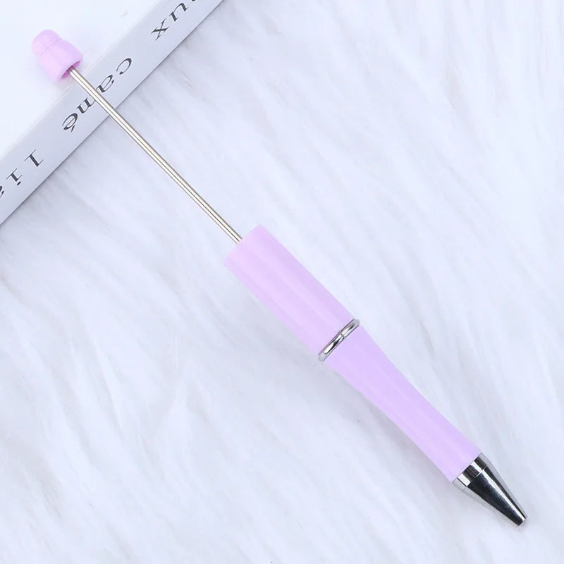 30Pcs DIY Beadable Ballpoint Ball Pens Gradient Gift Advertising Pens Korean Stationery Pen Making Supplies Gifts Office School