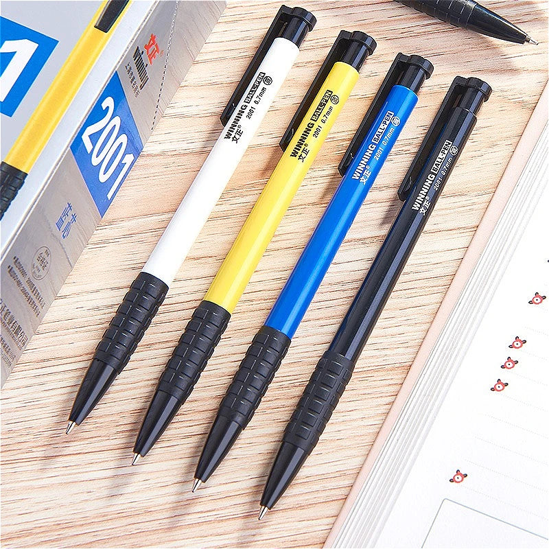 40pcs Ballpoint Pens 0.7mm Blue Ball Pens Long Lasting Smooth Writing Ball Point Pen School Supplies Stationery Office Supplies