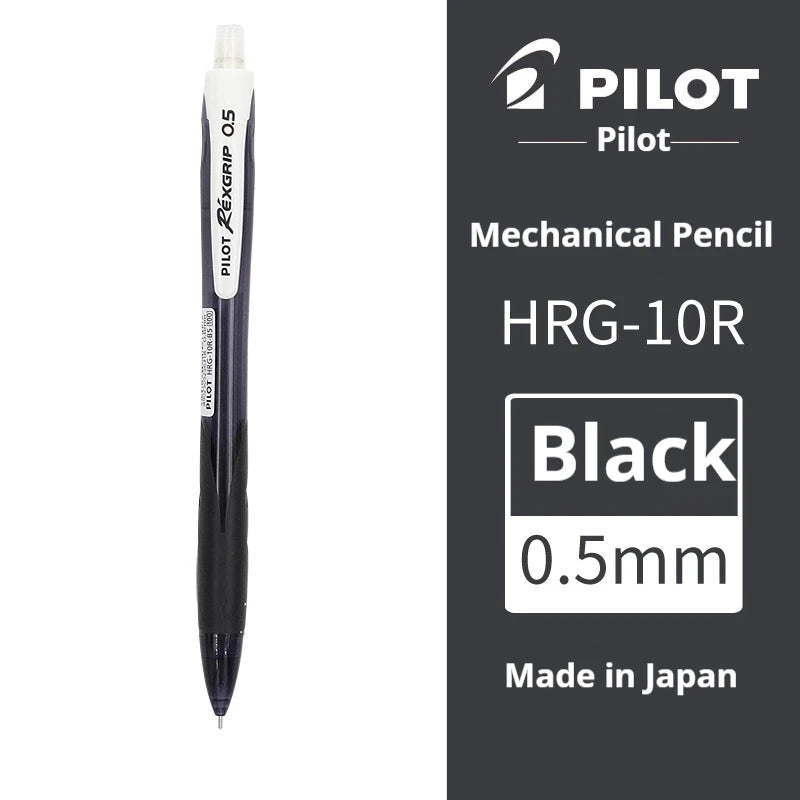 Japan PILOT HRG-10R Mechanical Pencil,Colored Rod Unbreakable,Non-Toxic,for Kids Beginner writing,drawing,Design School Supplies
