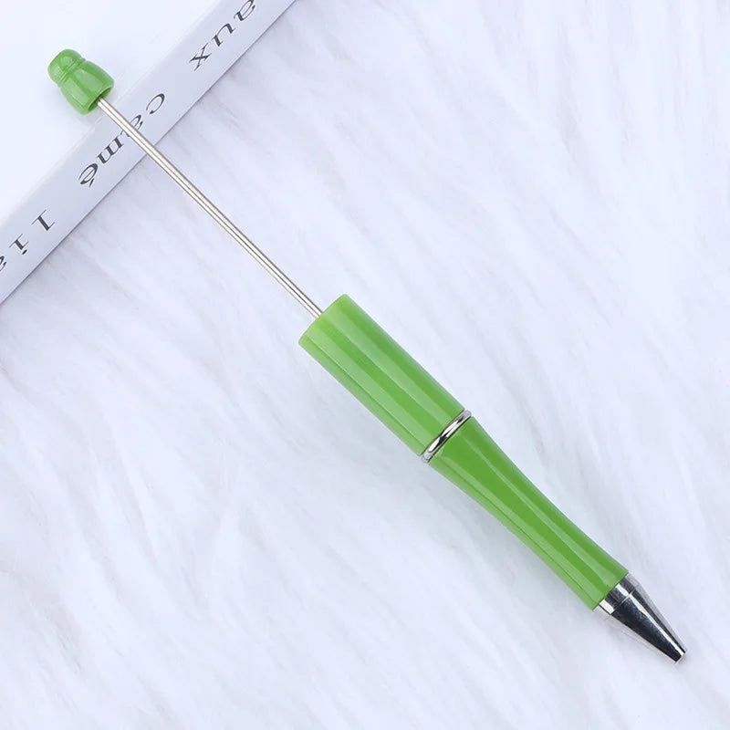 30Pcs DIY Beadable Ballpoint Ball Pens Gradient Gift Advertising Pens Korean Stationery Pen Making Supplies Gifts Office School