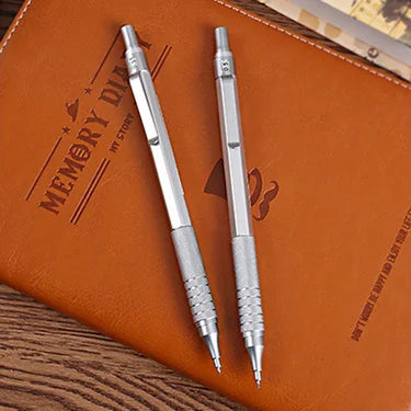 The same style as the architectural designer!Low center of gravity metal mechanical pencil 0.5-2.0mm full specification 2B/HB do