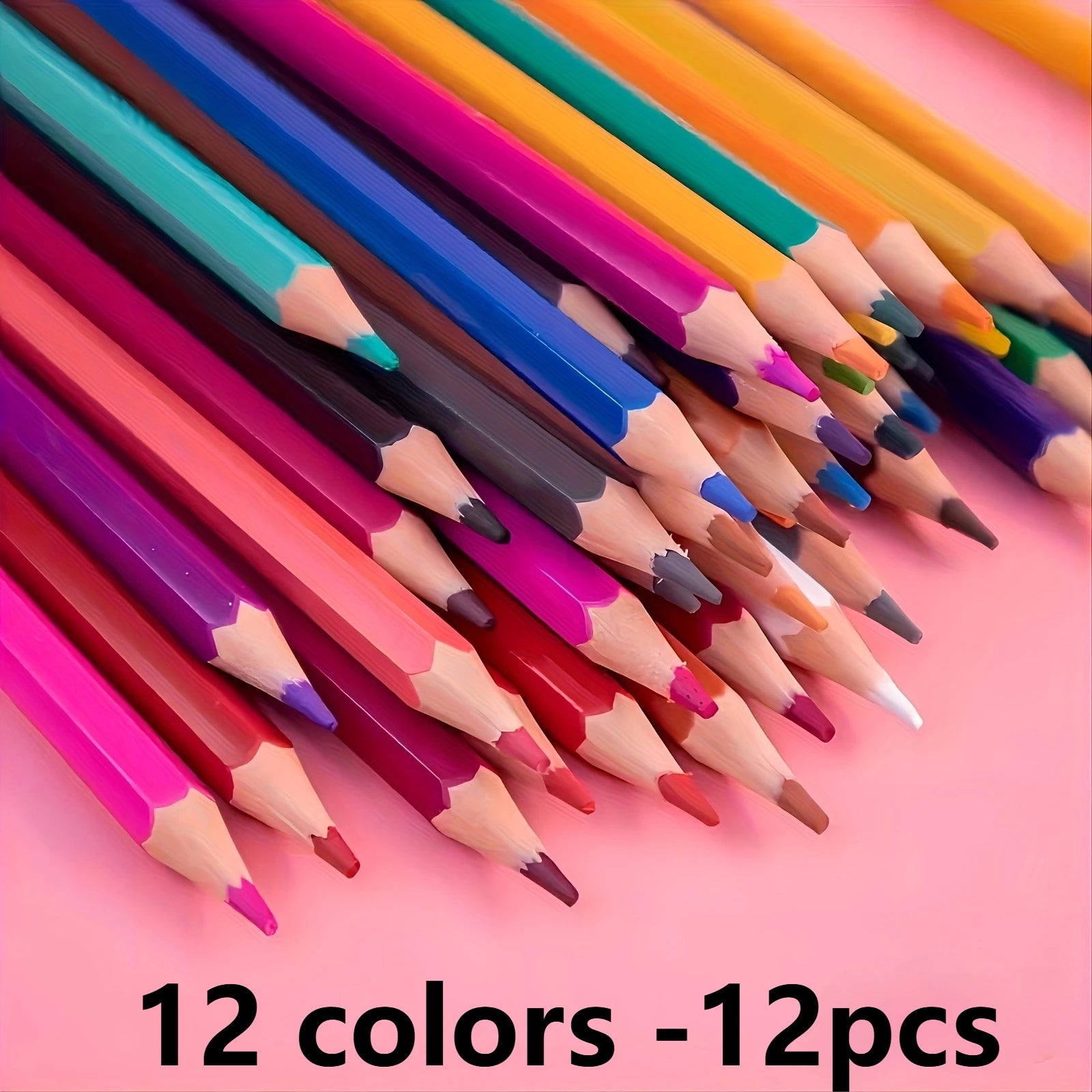 Colored Pencil Set, Soft Core Oil Pastels for Coloring Books / Professional Drawing Sketching, Present Back-to-School Supplies