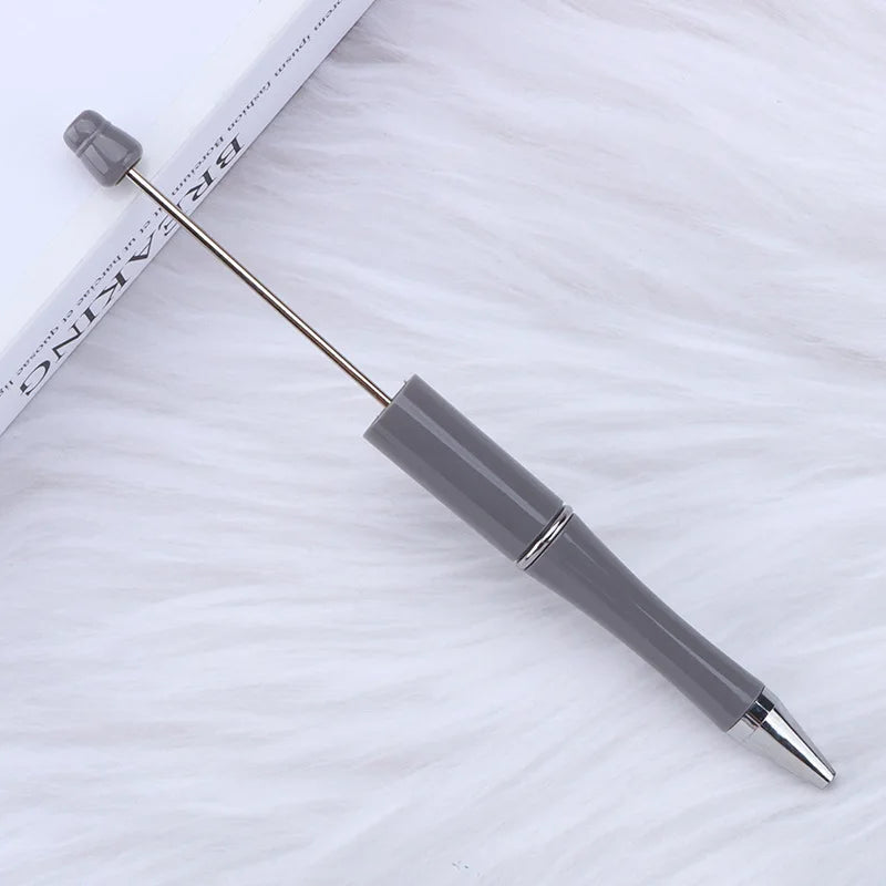 30Pcs DIY Beadable Ballpoint Ball Pens Gradient Gift Advertising Pens Korean Stationery Pen Making Supplies Gifts Office School
