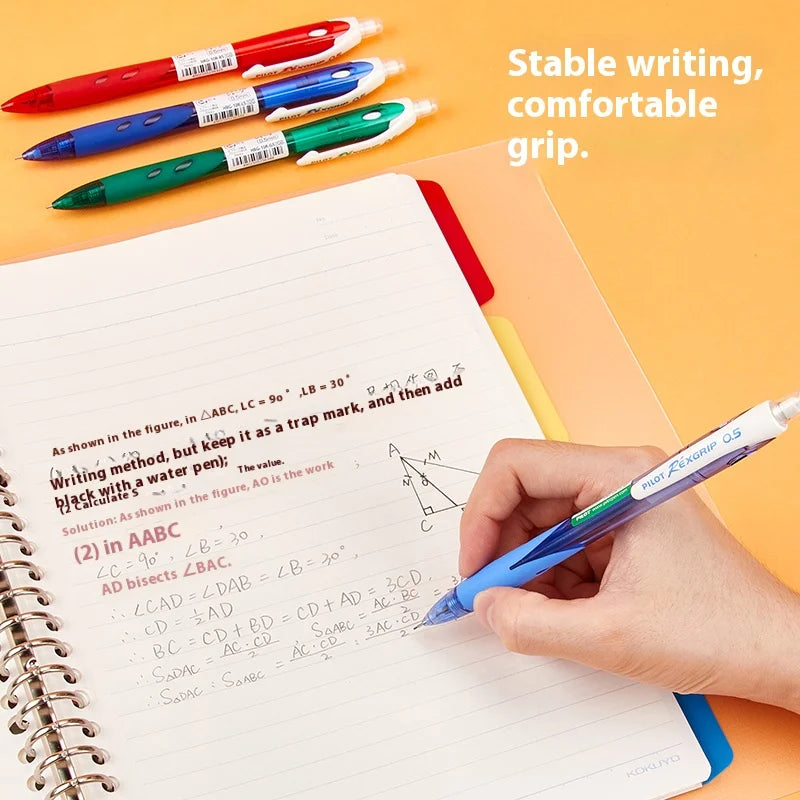 Japan PILOT HRG-10R Mechanical Pencil,Colored Rod Unbreakable,Non-Toxic,for Kids Beginner writing,drawing,Design School Supplies