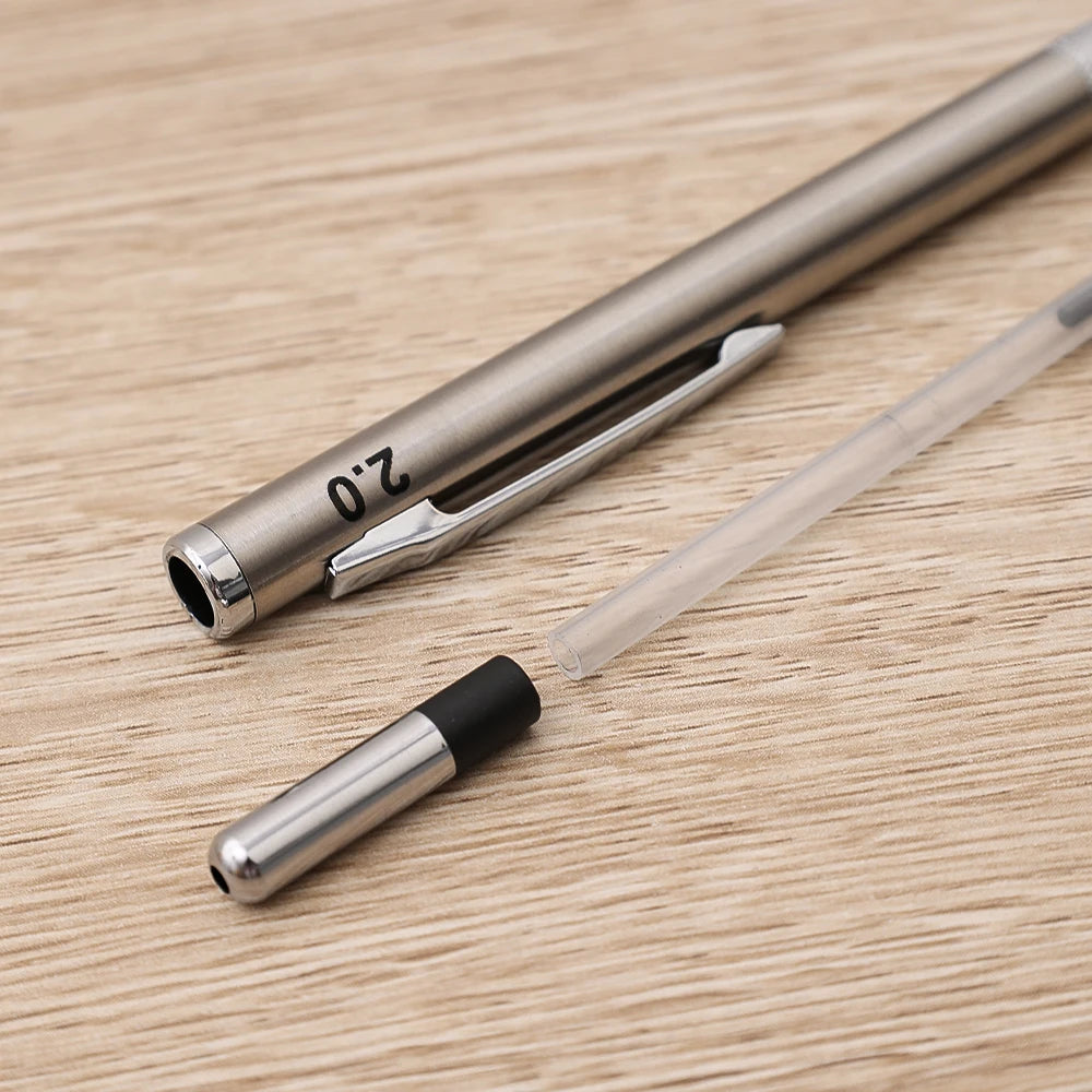 0.5/0.7/0.9/1.3/2.0mm Automatic Pencil Metal Mechanical Pencils Sets With Pencils Grip Leads Art Drawing Student Office Supplies