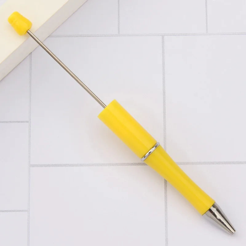 30Pcs DIY Beadable Ballpoint Ball Pens Gradient Gift Advertising Pens Korean Stationery Pen Making Supplies Gifts Office School