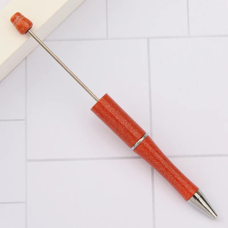 30Pcs DIY Beadable Ballpoint Ball Pens Gradient Gift Advertising Pens Korean Stationery Pen Making Supplies Gifts Office School