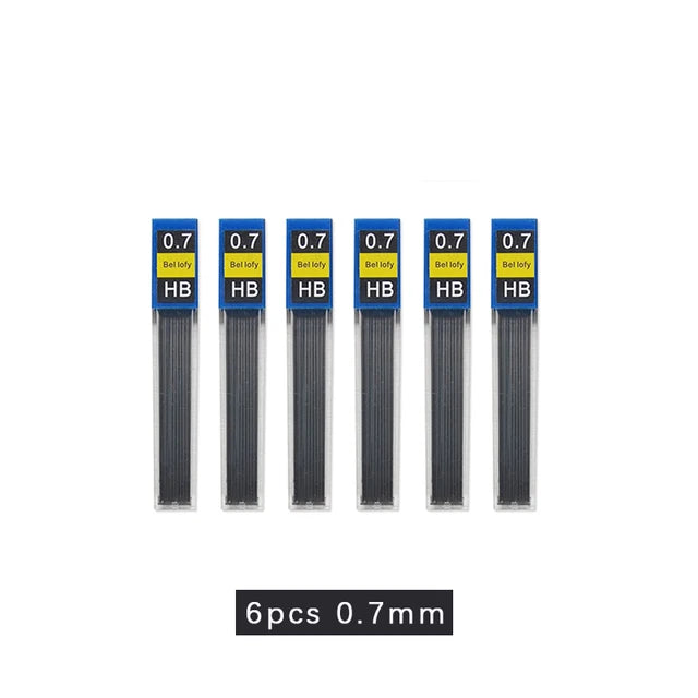 0.3 0.5 0.7 0.9 1.3 2.0 3.0mm Mechanical Pencil Full Metal Art Drawing Painting Automatic Pencil with Leads Office School Supply