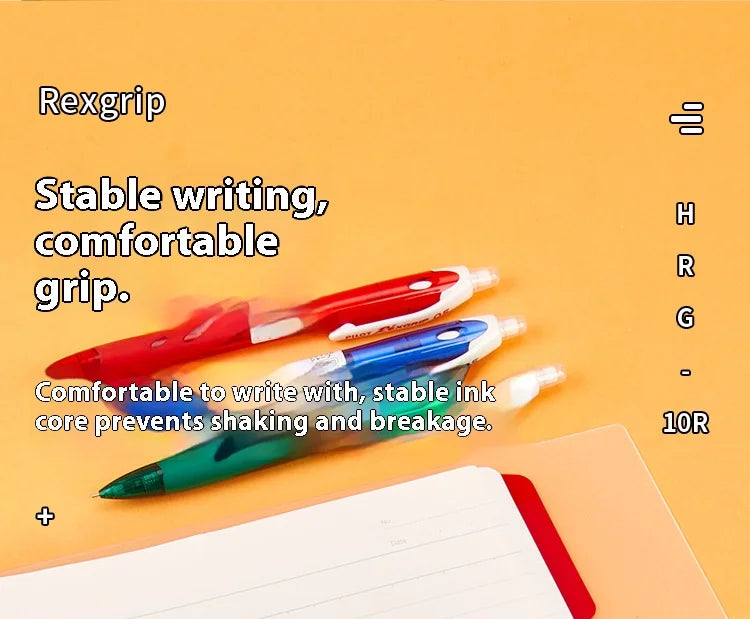 Japan PILOT HRG-10R Mechanical Pencil,Colored Rod Unbreakable,Non-Toxic,for Kids Beginner writing,drawing,Design School Supplies