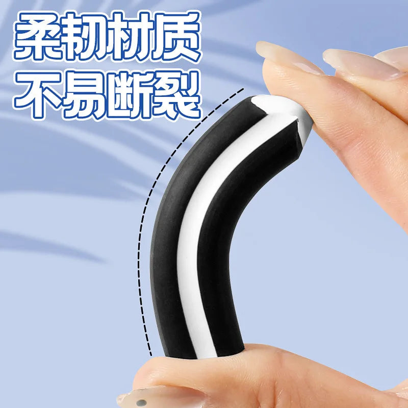 5/10 Pcs Eraser Pen-Shaped Eraser Ergonomic Comfortable Handing Cleaned Thoroughly For Kids Daily Write Sketch School Supplies