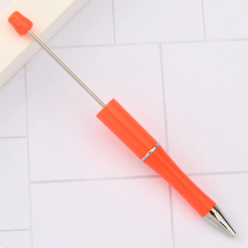 30Pcs DIY Beadable Ballpoint Ball Pens Gradient Gift Advertising Pens Korean Stationery Pen Making Supplies Gifts Office School