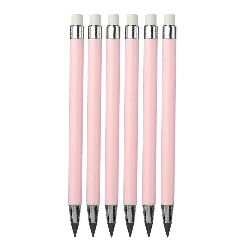 1/6/12 Pcs Eternal Pencil No Ink Infinity Pencils For Kids Art Sketch Drawing Writing Pen Tools Gift School Supplies Stationery