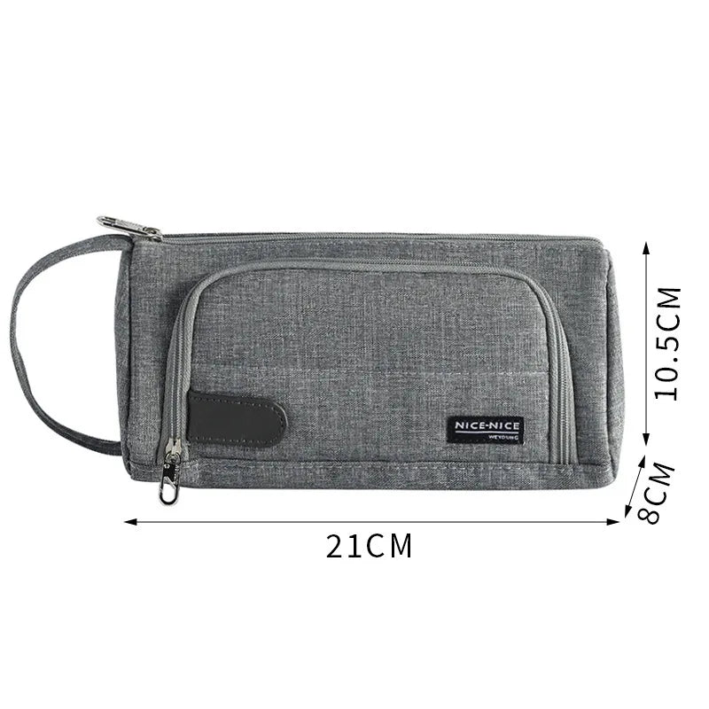 Open Window Pencil Bag Holder Case High Capacity Pen Pouch School Office Supplies Korea Stationery Gift Box Organizer Store