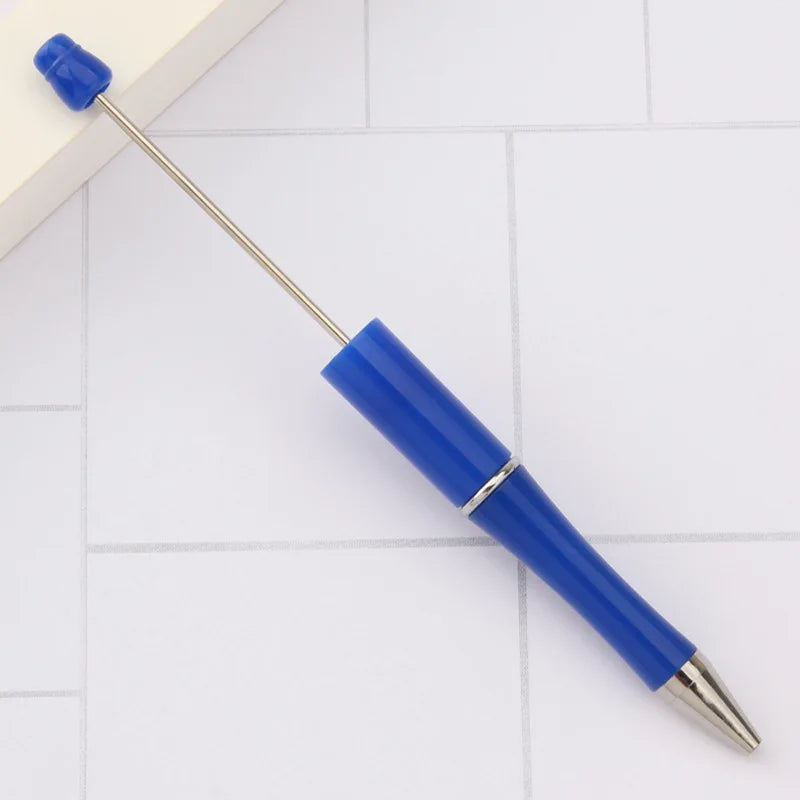 30Pcs DIY Beadable Ballpoint Ball Pens Gradient Gift Advertising Pens Korean Stationery Pen Making Supplies Gifts Office School