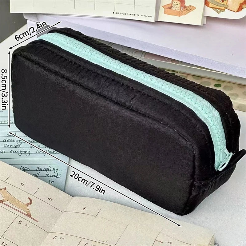 Pencil Case Large Capacity Pencil Pouch Portable 3 Layers Pen Bag Gift for Office School Back To School Stationery Storage Bags