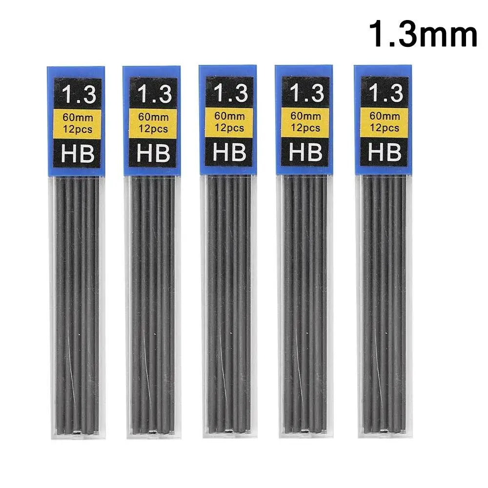 0.5/0.7/0.9/1.3/2.0mm Automatic Pencil Metal Mechanical Pencils Sets With Pencils Grip Leads Art Drawing Student Office Supplies