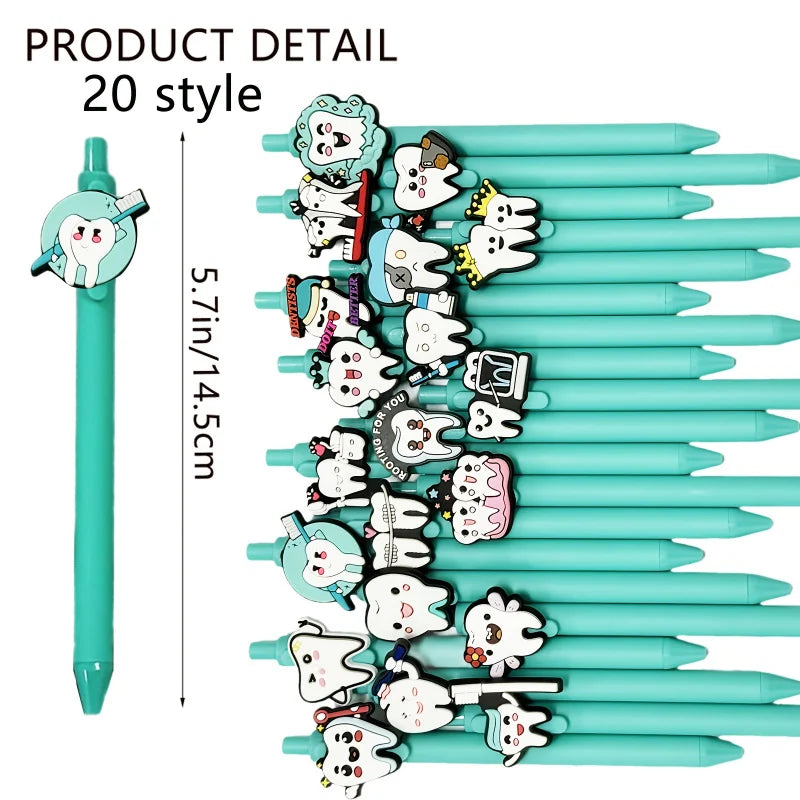5/10/20 Pcs World Dental Day Ballpoint Pens  Promoting Oral Health and Dental Care Writing Gift Stationery School and Hospita