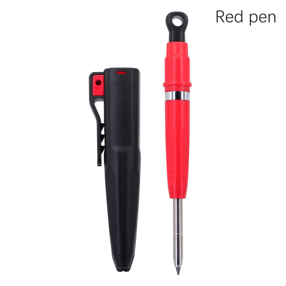 New 2.8mm Magnetic Protective Sheath Woodworking Automatic Pencil Built In Pencil Sharpener Deep Hole Marking Pencil