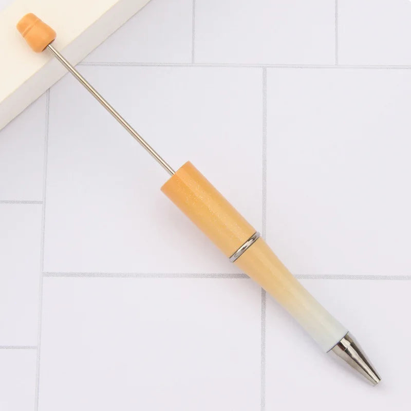 30Pcs DIY Beadable Ballpoint Ball Pens Gradient Gift Advertising Pens Korean Stationery Pen Making Supplies Gifts Office School