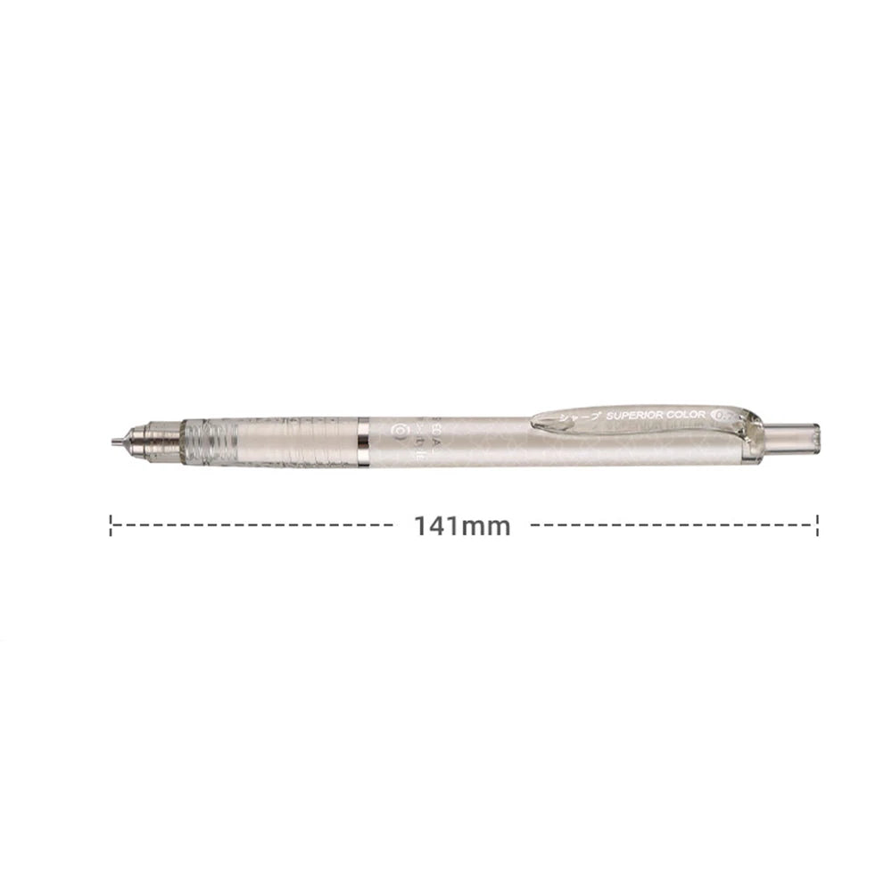 Kit 6pcs 0.5mm Mechanical Pencil for School Students, Anti-broken Core Lower Gravity Center