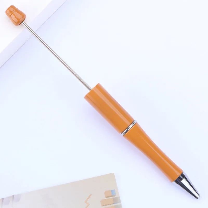 30Pcs DIY Beadable Ballpoint Ball Pens Gradient Gift Advertising Pens Korean Stationery Pen Making Supplies Gifts Office School