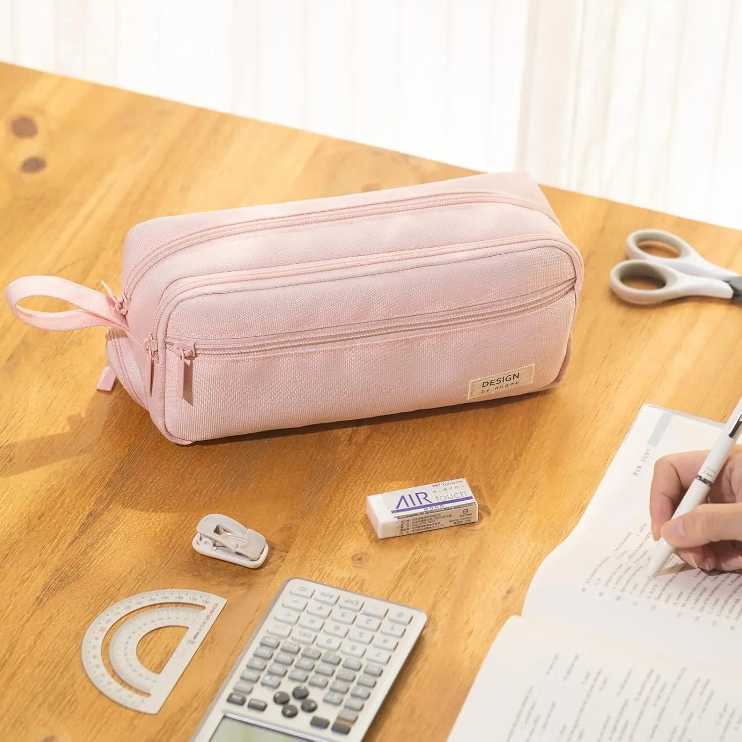 Large Pencil Case High Capacity Holder Box Storage bag Desk Organizer Marker Pouch Pen For Middle School Office College