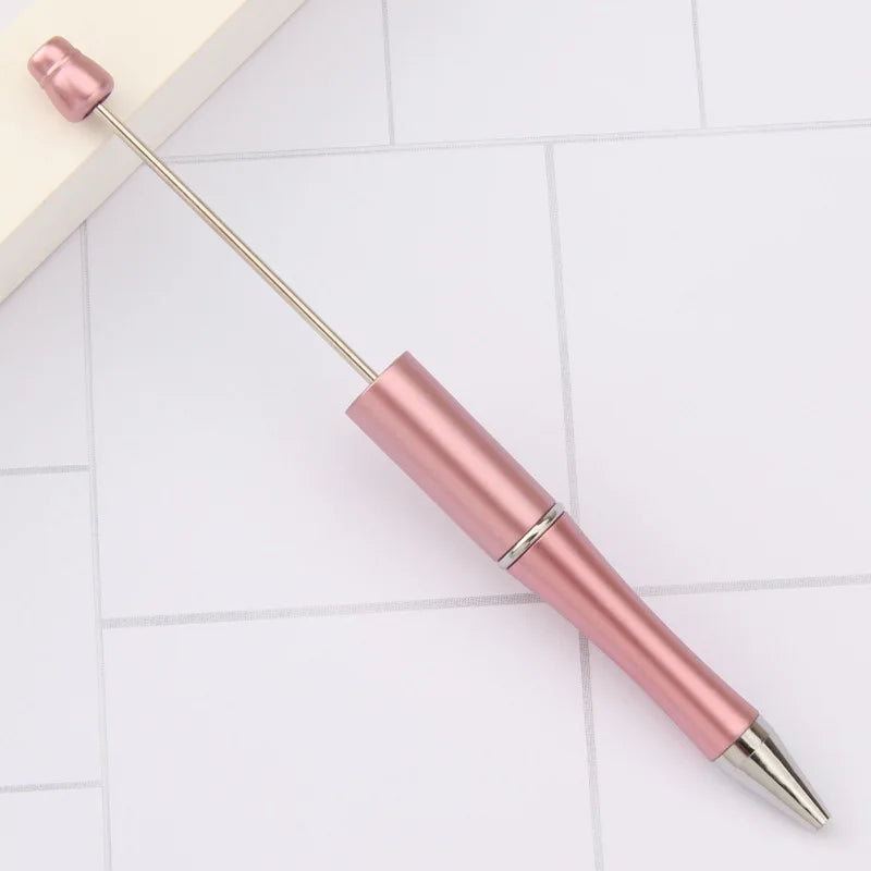 30Pcs DIY Beadable Ballpoint Ball Pens Gradient Gift Advertising Pens Korean Stationery Pen Making Supplies Gifts Office School