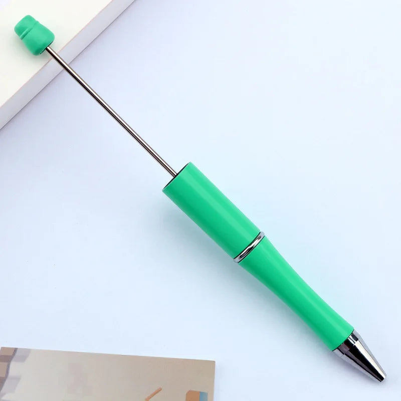 30Pcs DIY Beadable Ballpoint Ball Pens Gradient Gift Advertising Pens Korean Stationery Pen Making Supplies Gifts Office School