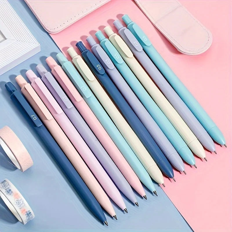 6/12 PCS Pencils for Students Use 0.5/0.7 Simple Triangular Rod Posture Correction Mechanical Pencils