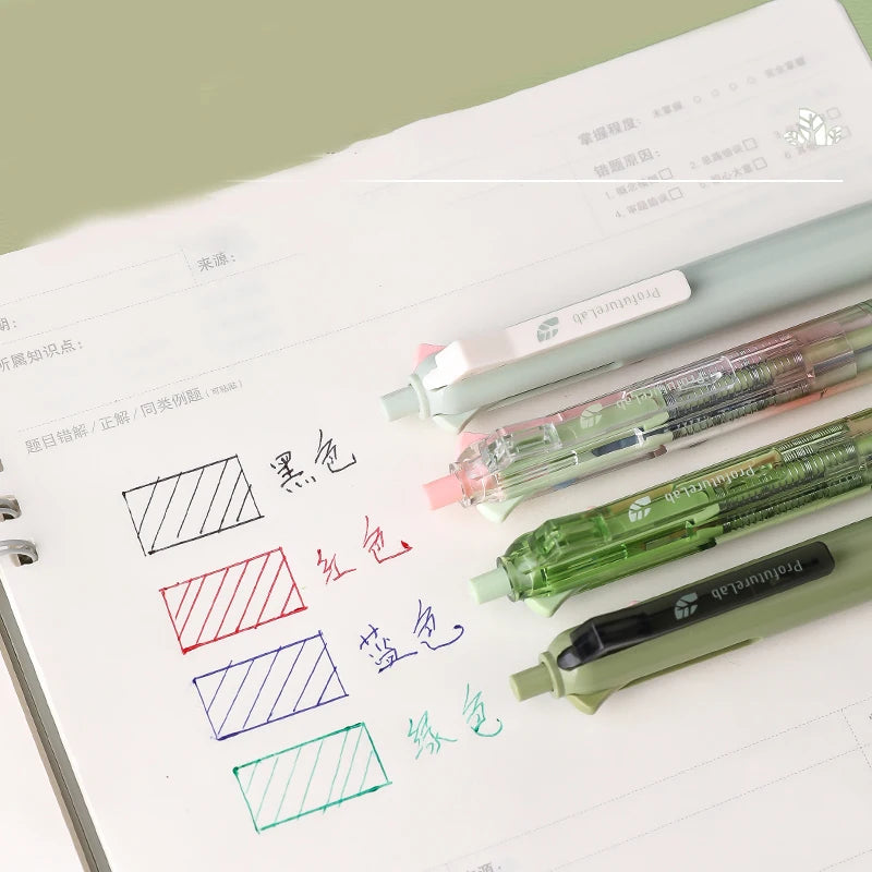 M&G Four-Color Ballpoint Pen Student & Office Use Multi-Color Marker Pen Signature Pen Oil-Based Pen Notebook Student Supplies