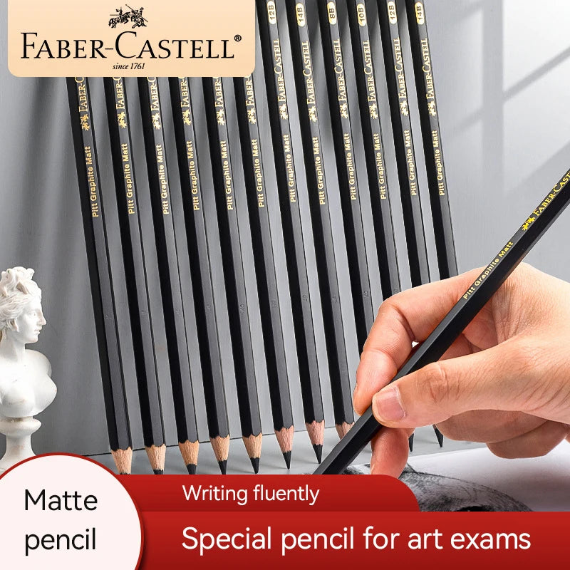 Faber-Castell 3/12Pcs Set Matte Sketch Pencil Painting Art Graphite Pencils Shading Writing Sketch Drawing Design Art Supplies