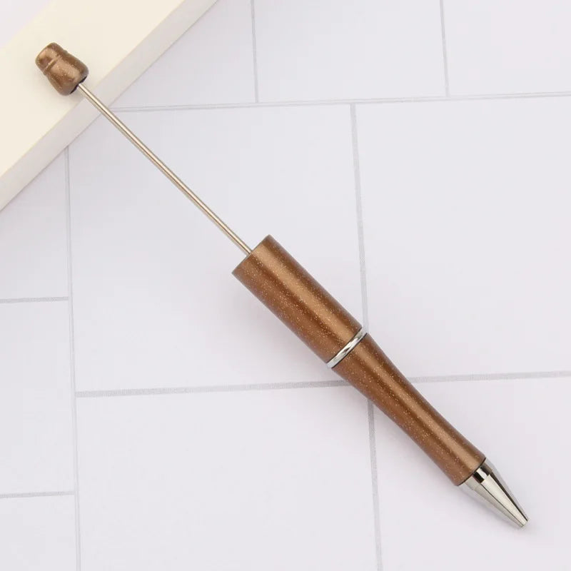 30Pcs DIY Beadable Ballpoint Ball Pens Gradient Gift Advertising Pens Korean Stationery Pen Making Supplies Gifts Office School