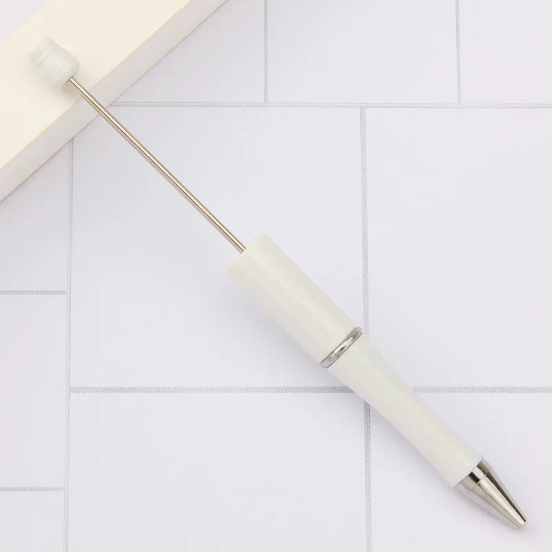30Pcs DIY Beadable Ballpoint Ball Pens Gradient Gift Advertising Pens Korean Stationery Pen Making Supplies Gifts Office School