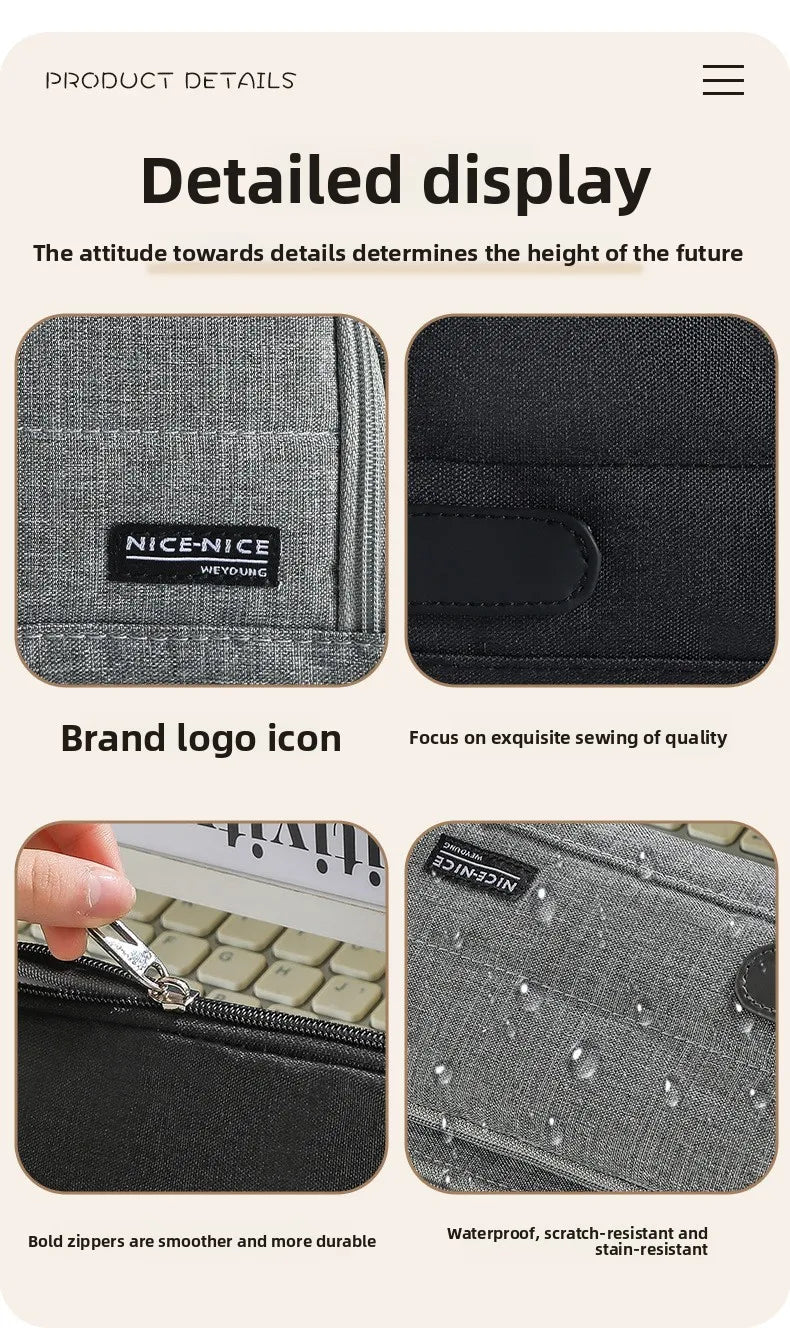 Open Window Pencil Bag Holder Case High Capacity Pen Pouch School Office Supplies Korea Stationery Gift Box Organizer Store