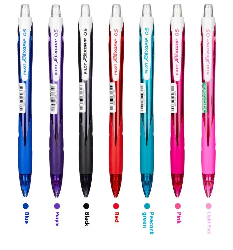 Japan PILOT HRG-10R Mechanical Pencil,Colored Rod Unbreakable,Non-Toxic,for Kids Beginner writing,drawing,Design School Supplies