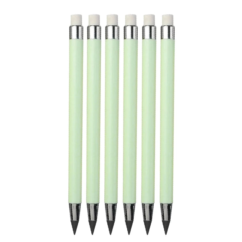 1/6/12 Pcs Eternal Pencil No Ink Infinity Pencils For Kids Art Sketch Drawing Writing Pen Tools Gift School Supplies Stationery