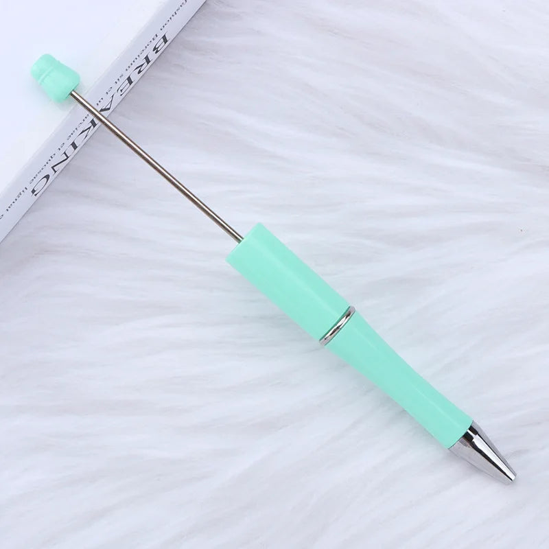 30Pcs DIY Beadable Ballpoint Ball Pens Gradient Gift Advertising Pens Korean Stationery Pen Making Supplies Gifts Office School