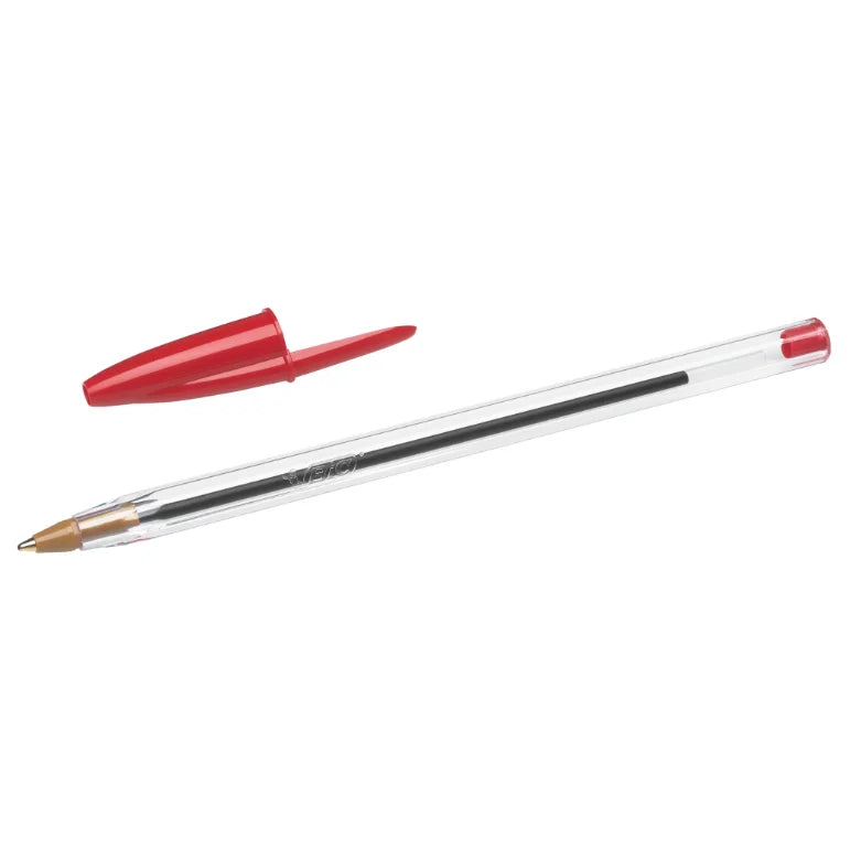 BIC Cristal Bold Crystal Pen Black Blue Red Ballpoint Pen School Supplies Office Supplies