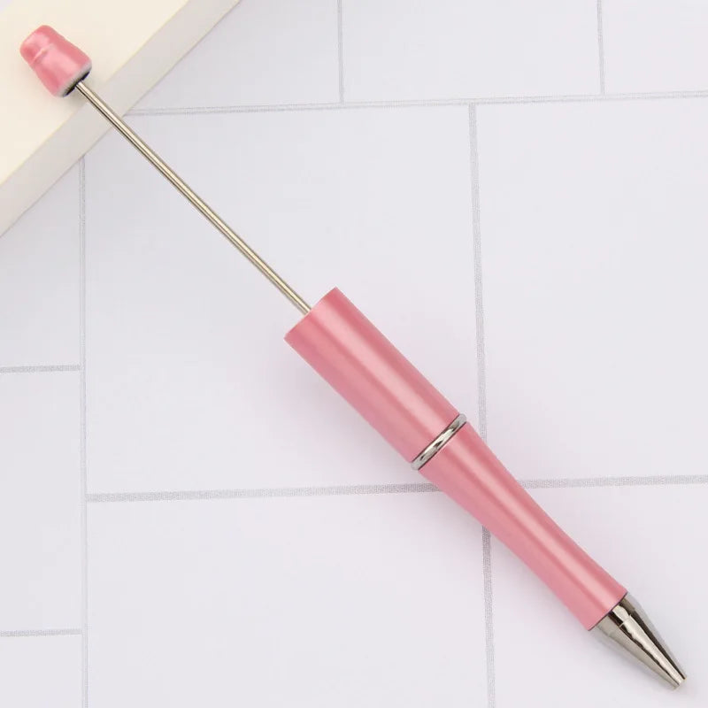 30Pcs DIY Beadable Ballpoint Ball Pens Gradient Gift Advertising Pens Korean Stationery Pen Making Supplies Gifts Office School