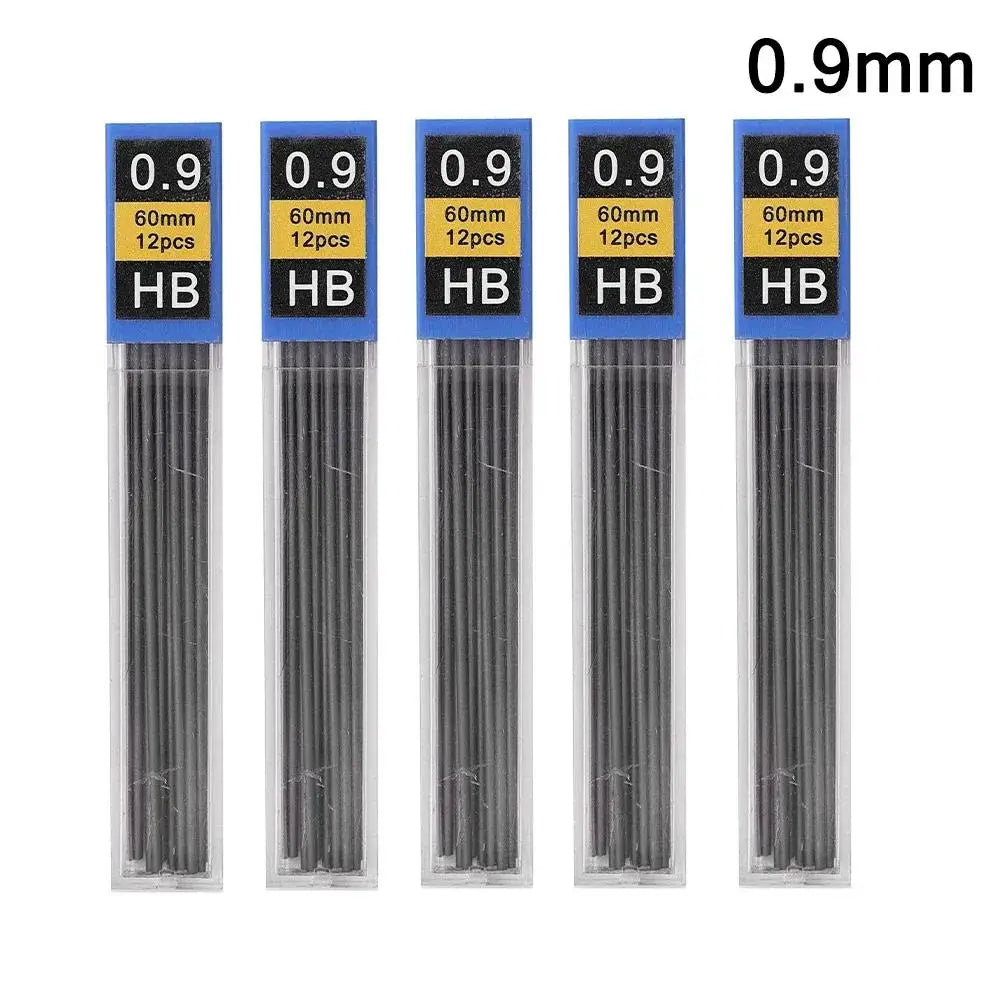 0.5/0.7/0.9/1.3/2.0mm Automatic Pencil Metal Mechanical Pencils Sets With Pencils Grip Leads Art Drawing Student Office Supplies