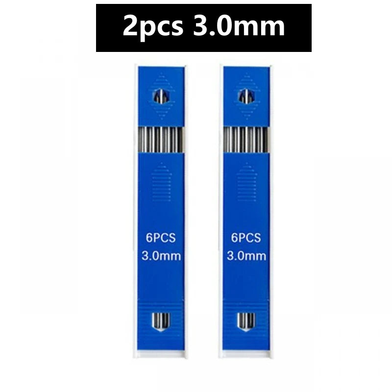 0.3 0.5 0.7 0.9 1.3 2.0 3.0mm Mechanical Pencil Full Metal Art Drawing Painting Automatic Pencil with Leads Office School Supply