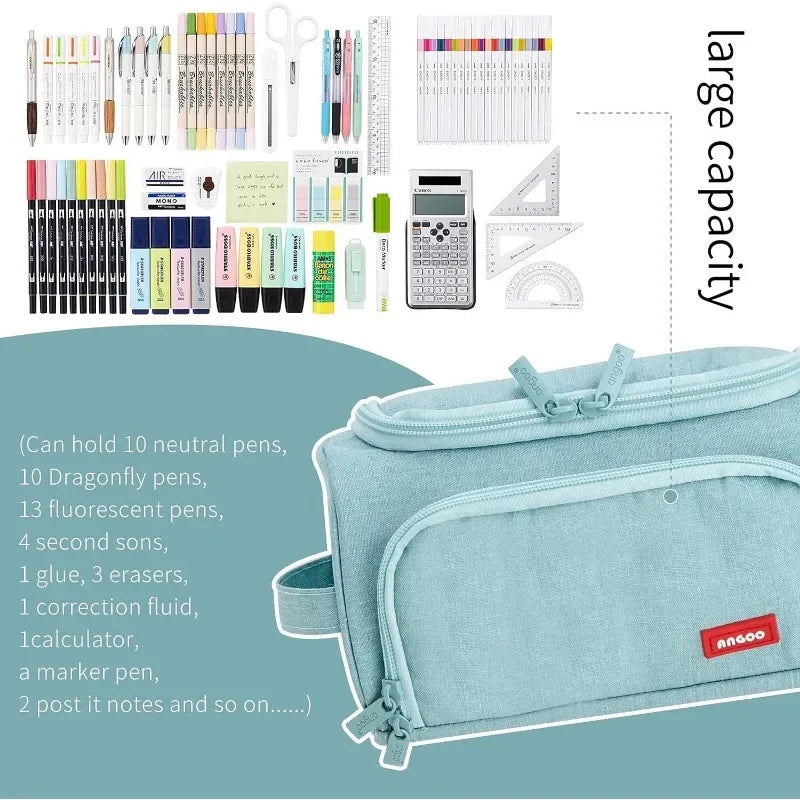 Super Big Cute Pencil Case Pencil Box Storage Bag Large Capacity for Boy Girl Kid's Gift Kawaii Pensil Case School Stationery