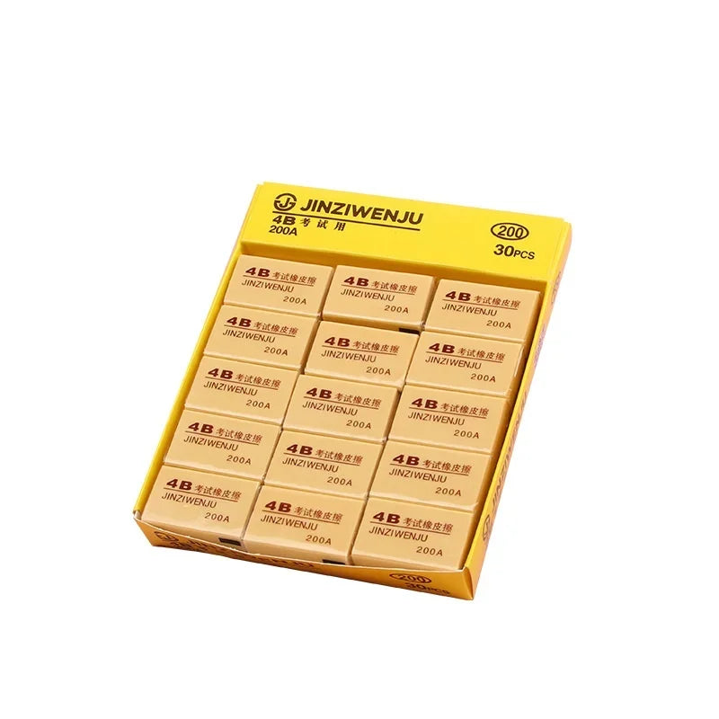 5/10/20/30  4B eraser leaves no marks or debris, is extremely clean, and can smoothly erase text into lines.