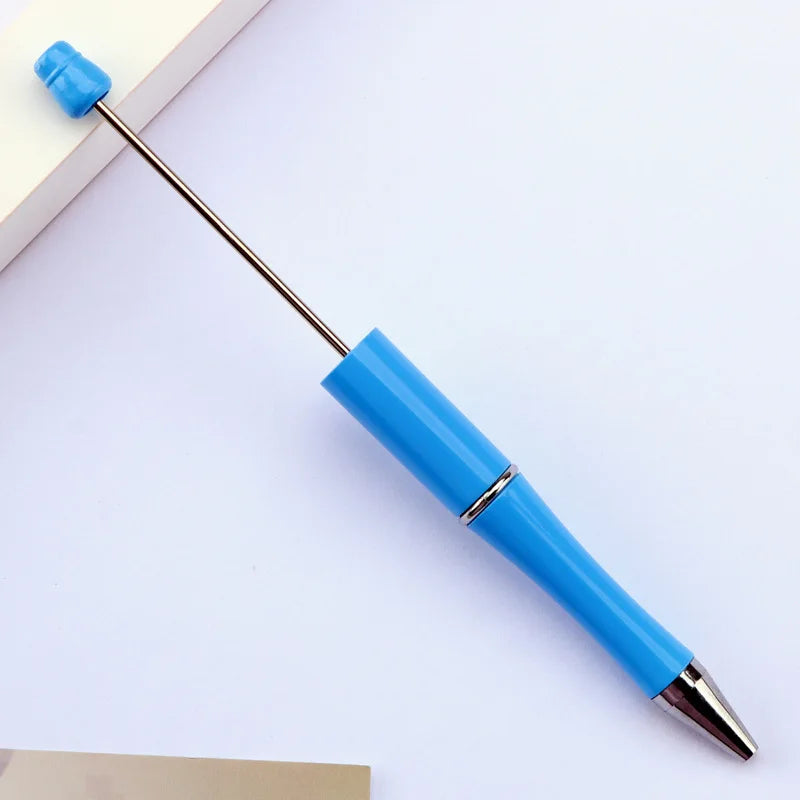 30Pcs DIY Beadable Ballpoint Ball Pens Gradient Gift Advertising Pens Korean Stationery Pen Making Supplies Gifts Office School