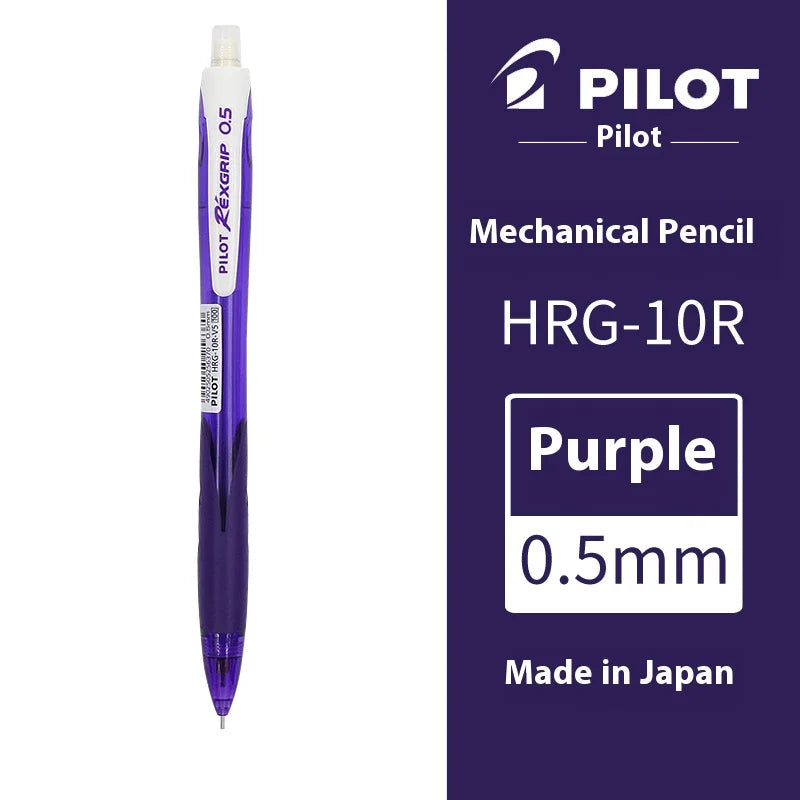 Japan PILOT HRG-10R Mechanical Pencil,Colored Rod Unbreakable,Non-Toxic,for Kids Beginner writing,drawing,Design School Supplies