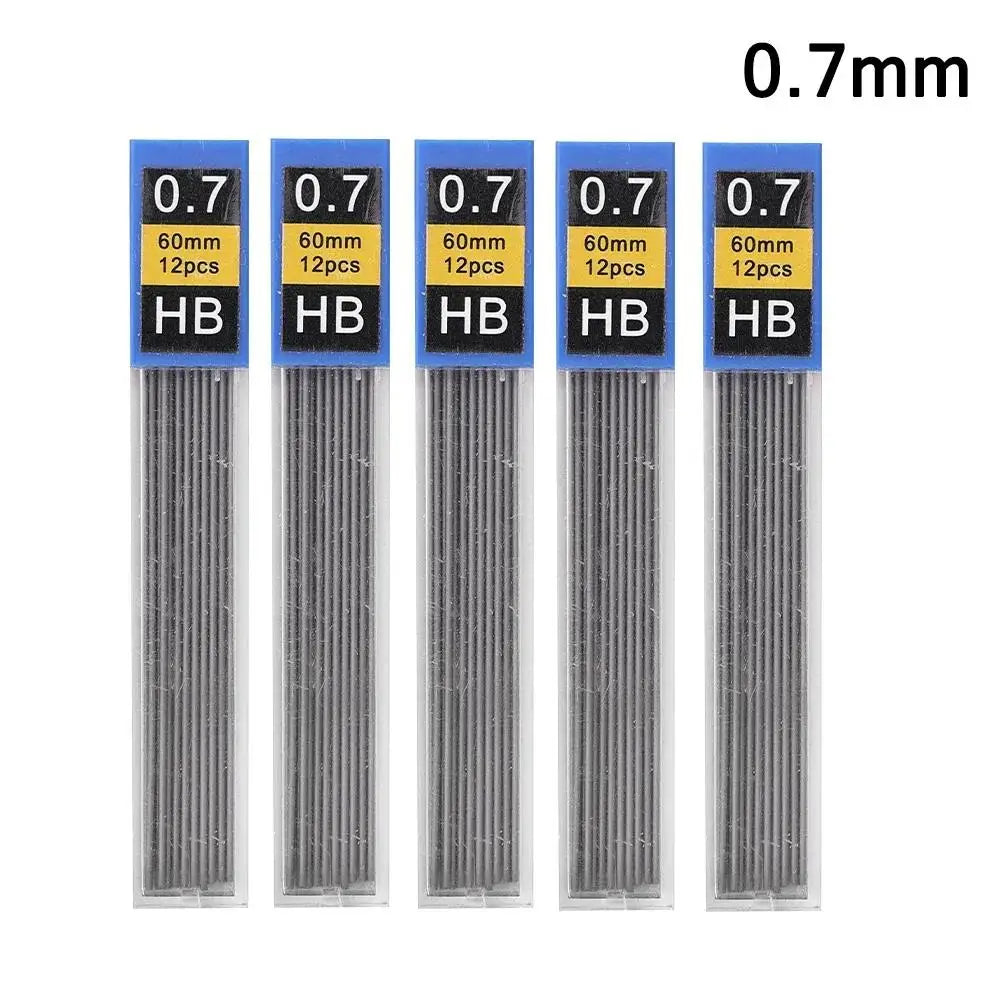 0.5/0.7/0.9/1.3/2.0mm Automatic Pencil Metal Mechanical Pencils Sets With Pencils Grip Leads Art Drawing Student Office Supplies