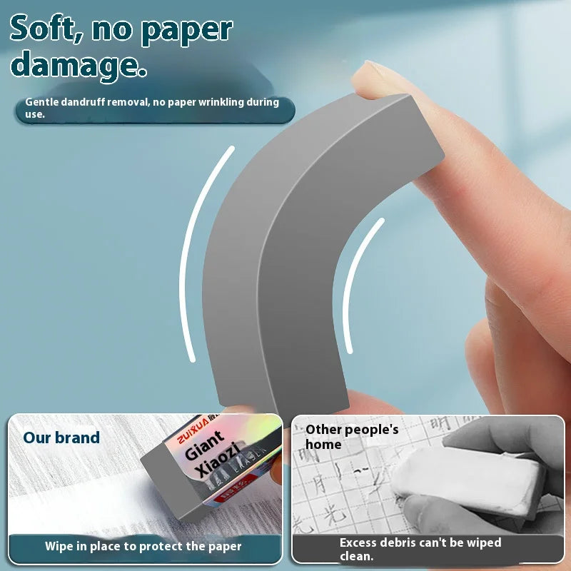 12/24 Pcs Eraser Clean No Trace Eraser For Students' Art Painting Daily Write for Kids School Art Supplies Office Stationery